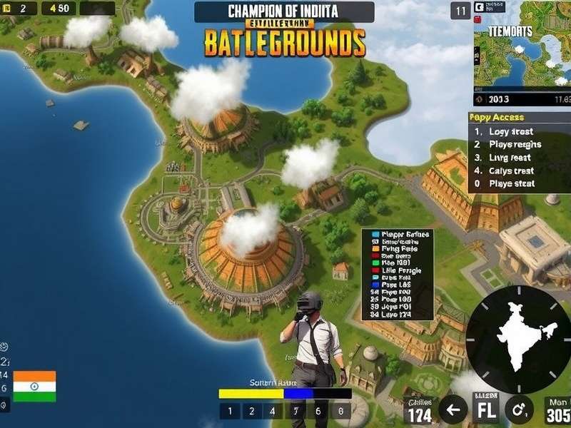 PUBG Champion Of India player statistics graph